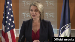 အမေရိကန် နိုင်ငံခြားရေးဌာန ပြောခွင့်ရ Heather Nauert