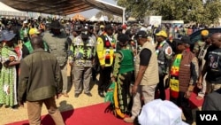 UMongameli Emmerson Mnangagwa emhlanganweni webandla leZanu eNkayi, Matabeleland North