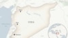 This is a locator map for Syria with its capital, Damascus. 