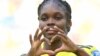 La delantera colombiana Linda Caicedo celebra marcar el segundo gol de su equipo durante el partido de fútbol del Grupo H de la Copa Mundial Femenina 2023 de Australia y Nueva Zelanda entre Colombia y Corea del Sur, en Sydney el 25 de julio de 2023.