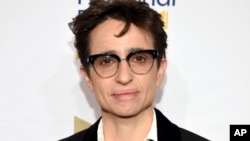 FILE - Masha Gessen attends the 68th National Book Awards Ceremony and Benefit Dinner at Cipriani Wall Street on Nov. 15, 2017, in New York.