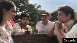 Escena de la película Bolívar, en la que José Ramón Barreto interpreta al Libertador.