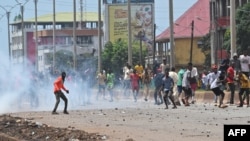 Photo d'archives d'une manifestation à Conakry.