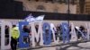 British Demonstrators Protest Israeli Leader's Visit to London