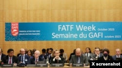 지난해 10월 프랑스 파리에서 국제자금세탁방지기구(FATF)가 열리고 있다. 사진 = FATF / X. 