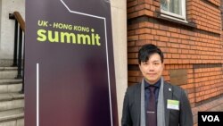 Finn Lau, aktivis pro-demokrasi Hong Kong yang kini tinggal di London, Inggris. 