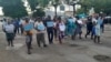 Manifestação de familiares de detidos durante acontecimentos de 25 de Novembro, São Tomé e Príncipe, 4 Abril 2023