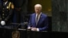 លោក Biden ប្រមូល​ការ​គាំទ្រ​​អ៊ុយក្រែន​​នៅ​អ.ស.ប.​នៅ​ពេល​​គូស​បញ្ជាក់​​ឧបសគ្គ​​សាកល