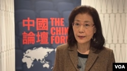 蔡霞用“病入膏肓”來形容中國當前的經濟狀況，她認為是中共的制度給中國經濟雪上加霜。