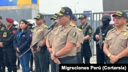 Jorge Angulo Tejada, comandante general de la Policía del Perú. 