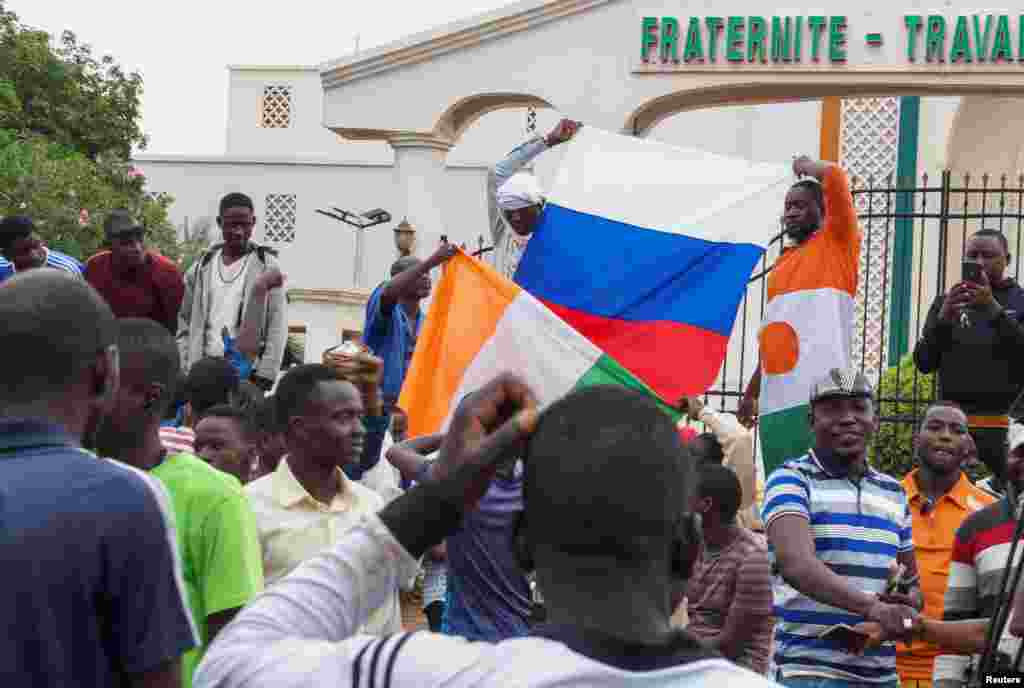 Níger manifestantes