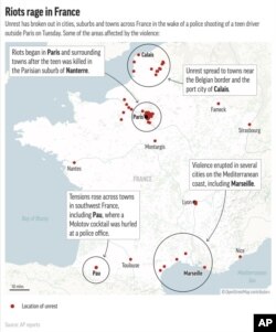 Riots rage in France