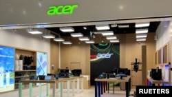 2023年6月7日，俄羅斯莫斯科一家銷售宏碁產品的商店。（路透社照片）