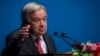 ARCHIVO - El secretario general de la ONU, Antonio Guterres, se dirige al Parlamento nepalí en Katmandú, Nepal, el 31 de octubre de 2023.