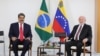 ARCHIVO - El presidente Luiz Inacio Lula Da Silva recibe al mandatario venezolano, Nicolás Maduro en el Palacio de Planalto, el 29 de mayo de 2023.