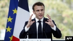 Le président français Emmanuel Macron.