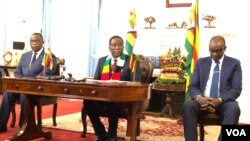 President Emmerson Mnangagwa naming his candidate