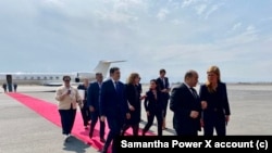 Հայաստան են ժամանել ԱՄՆ Միջազգային զարգացման գործակալության ղեկավար Սամանթա Փաուերը և ԱՄՆ պետքարտուղարության Եվրոպայի և Եվրասիայի հարցերով տեղակալի պաշտոնակատար Յուրի Քիմը