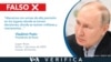 El presidente Vladimir Putin niega los ataques a civiles de Rusia en Ucrania