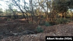 Illegal gold mining in Gwanda