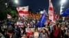 Georgia’s protesters vow to stay on streets until government falls