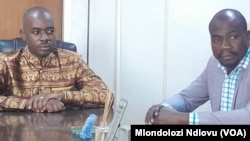 CCC leader Nelson Chamisa meets the press