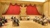 နစကဥက္ကဋ္ဌ နိုင်ငံတော်ဝန်ကြီးချုပ် ဗိုလ်ချုပ်မှူးကြီး မင်းအောင်လှိုင် တရုတ်ပြည်သူ့သမ္မတနိုင်ငံ၊ နိုင်ငံတော်ကောင်စီဝင်နှင့် နိုင်ငံခြားရေးဝန်ကြီး H. E. Mr. Qin Gang အား လက်ခံတွေ့ဆုံစဥ်။ (တပ်မတော်သတင်းမှန်ပြန်ကြားရေး မေ - ၂၊ ၂၀၂၃)