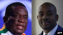 VaEmmerson Mnangagwa naVaNelson Chamisa 