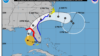 Cono de trayectoria del huracán Idalia, el martes 29 de agosto a las 5 p.m. NHC