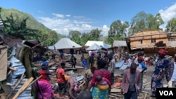 Uharibifu uliosababishwa na mafuriko mjini Goma, DRC.Picha na VOA 