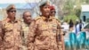 Pemimpin de facto Sudan Jenderal Abdel Fattah al-Burhan (depan) 