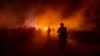 Strong winds, steep terrain hamper crews battling Los Angeles area's first major fire of the year