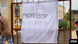 Professores do ensino superior em greve, Luanda, Angola