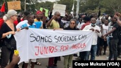 Manifestação em Luanda, Angola, 17 Junho 2023