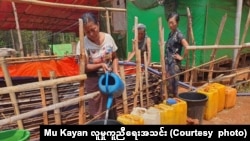Myanmar refugee water crisis
