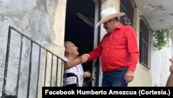 Humberto Amezcua, alcalde de un municipio del estado mexicano de Jalisco. Foto compartida en su cuenta de Facebook el 1 de febrero de 2024.