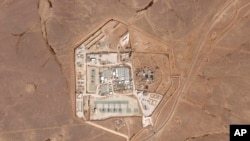 Архівне фото: Супутниковий знімок бази США "Вежа 22", який зазнав атаки. (Planet Labs PBC via AP)
