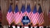 El candidato republicano, el expresidente Donald Trump, habla en una fiesta nocturna electoral del supermartes, el martes 5 de marzo de 2024, en Mar-a-Lago en Palm Beach, Florida, EEUU. 