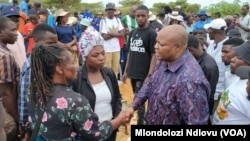 Job Sikhala emngcwabeni ka Moreblessing Ali.
