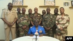 Les militaires nigériens, auteurs du putsh contre le président Mohaned Bazoum.
