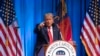 Mantan presiden AS, Donald Trump, berpidato di hadapan pendukungnya dalam konvensi Partai Republik di Greensboro, Carolina Utara, Sabtu, 7 Juni 2023. (Foto: Allison Joyce/AFP)