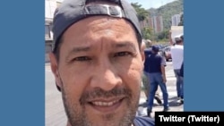 Nelson Piñero, activista del partido Encuentro Ciudadano detenido el martes 21 de noviembre de 2023 en el estado Carabobo, Venezuela.