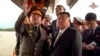 FILE - North Korean leader Kim Jong Un listens to Russian Defense Minister Sergei Shoigu as he inspects Russian warplanes in Vladivostok, Russia, Sept. 16, 2023. (Russian Defense Ministry Press Service via AP)