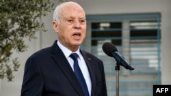 Kais Saied a déclaré aux journalistes à Tunis que sa candidature visait à "établir une nouvelle république".