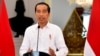 Presiden Joko Widodo menyampaikan pernyataan terkait Keanggotaan Indonesia di Financial Action Task Force (FATF), di Istana Merdeka, Provinsi DKI Jakarta, 6 November 2023. (Twitter/setkabgoid)