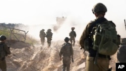  This photo released by the Israeli military, Nov. 2, 2023, shows ground operations inside the Gaza Strip.