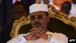 FILE - President of Chad's Transition Council Mahamat Idriss Deby attends Independence Day celebrations in N'Djamena, Aug. 11, 2023.