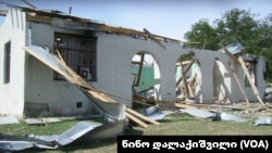 2008 წელს, აგვისტოს ომის დროს რუსების მიერ დაბომბილი სკოლა ნიქოზში