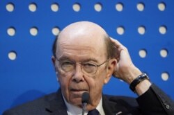 U.S. Secretary of Commerce Wilbur Ross attends a session at the 50th World Economic Forum annual meeting in Davos, Switzerland, Jan. 22, 2020.