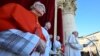 Pope Francis delivers his traditional Christmas Day Urbi et Orbi message to the city and the world from the main balcony of St. Peter's Basilica at the Vatican, Dec. 25, 2022. (Vatican Media/­Handout via Reuters)